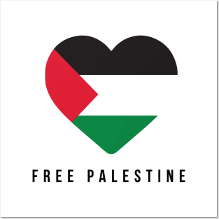 Free Palestine Love Posters and Art